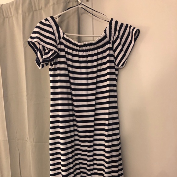 Motherhood Maternity Striped Dress - Picture 2 of 4
